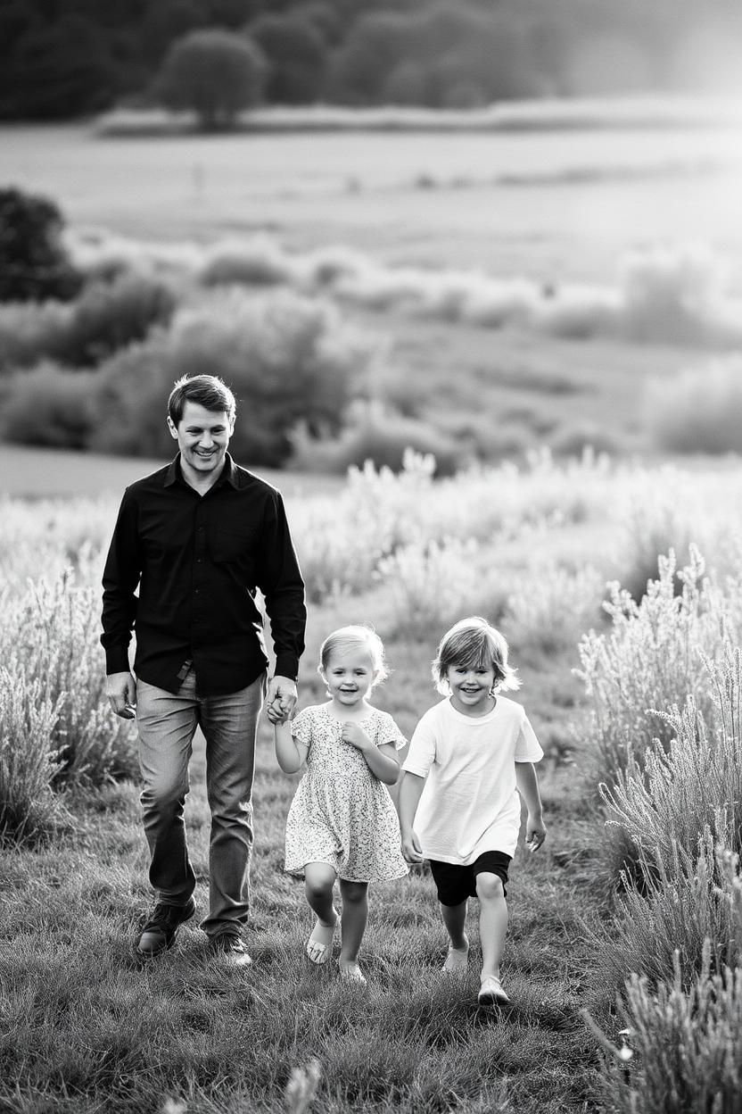 Outdoor family portrait session