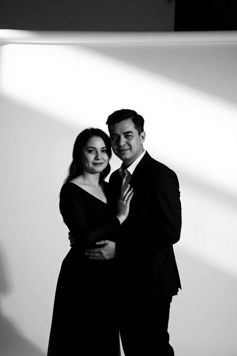 Anniversary portrait in the Los Gatos studio